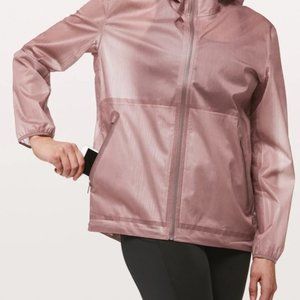 🆕 lululemon athletica Sheer Joy Jacket Size 10 spanish oak Pink